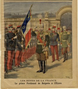 Ferdinand I. von Bulgarien im Élysée-Palast