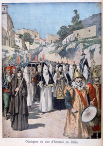 Beerdigung des Herzogs von Aumale in Italien, 1897 von Henri Meyer