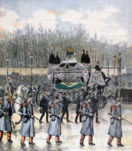 Beerdigung des Kaisers von Brasilien, 1891
