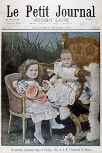 Großherzoginnen Olga und Tatiana von Russland, 1899 von Henri Meyer