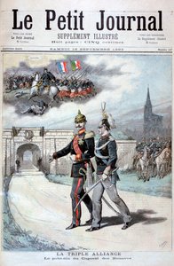 Das Dreibund, Deutschland, Österreich-Ungarn und Italien, 1894 von Henri Meyer