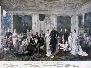 Die königliche Familie von Dänemark, 1891