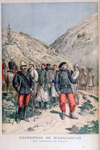 Uniformen der französischen Expeditionsstreitkräfte in Madagaskar, 1895 von Henri Meyer