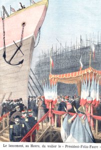 Enthüllung des Segelbootes FelixFaure, Le Havre