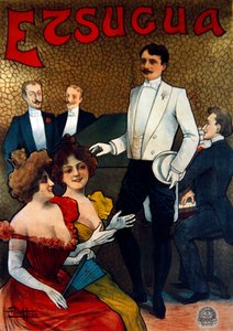 Plakatwerbung für den französischen Sänger Etsugua, ca. 1890 von Henri Paolo