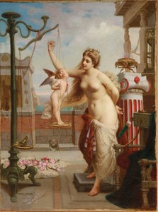 Cupidon abwägen von Henri Pierre Picou