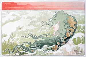 La Vague (Die Welle) Poster von Henri Livemont