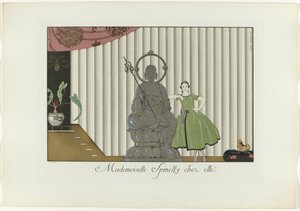 Mademoiselle Spinelly bei sich zu Hause