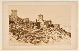 Die Basilika von Assisi von Henri Rivière