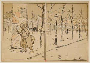 Paris im Winter: Programm für das Théâtre Libre, Saison 1889-1890