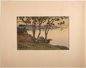 Der Hafen von Douarnenez, Bretagne von Henri Rivière