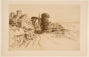 [Dorf am Meer] von Henri Rivière