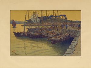 Ankunft der Boote in Tréboul