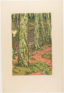 Waschplatz im Wald bei Loguivy