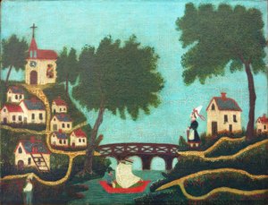 Landschaft, die Brücke