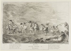 Rekruten auf dem Weg zum Regiment von Henri Simon Thomassin
