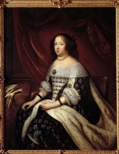 Porträt der Königin von Frankreich, Anna von Österreich von Henri Testelin