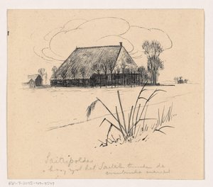 Scheune in der Saiterpolder von Henri Verstijnen