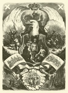 Soldaten und Uniformen der polnischen Armee während des Aufstands von 1863-1864 gegen die russische Herrschaft von Henri de (after) Montaut