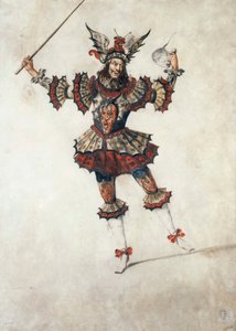 Ballettkostüm eines Magiers, ca. 1654