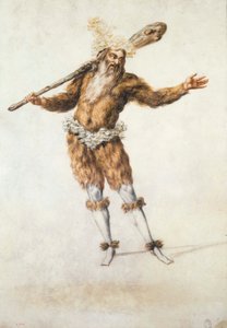 Ballettkostüm eines wilden Mannes, ca. 1654 von Henri de Gissey