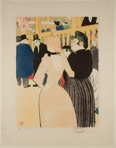 Im Moulin-Rouge: La Goulue und ihre Schwester von Henri de Toulouse Lautrec