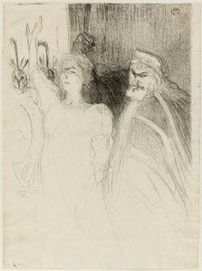 Bartet und Mounet-Sully in Antigone
