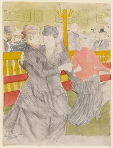 Tanz im Moulin Rouge von Henri de Toulouse-Lautrec