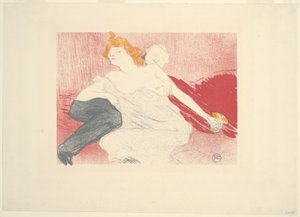Ausschweifung (zweite Platte) von Henri de Toulouse-Lautrec