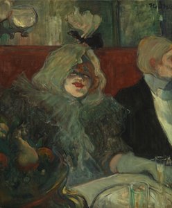 In einem privaten Speisezimmer (Im Rat Mort), ca. 1899 von Henri de Toulouse Lautrec