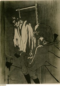 [Der Gehängte (1. Platte)] von Henri de Toulouse-Lautrec