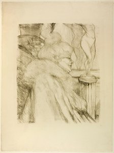 Das Theater verlassen von Henri de Toulouse-Lautrec