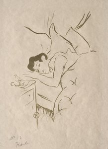 Die alten Geschichten: Dein Mund von Henri de Toulouse-Lautrec