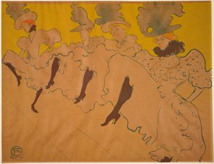 Mademoiselle Eglantines Truppe von Henri de Toulouse-Lautrec