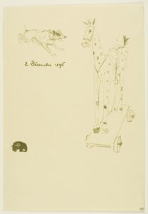Speisekarte Sylvain von Henri de Toulouse-Lautrec