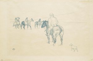 Der Trainer von Henri de Toulouse-Lautrec
