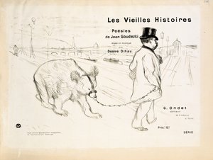 Umschlag zu "Les Vieilles Histoires" von Henri de Toulouse-Lautrec