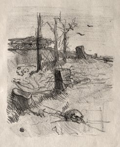 Ein Friedhof in Galizien von Henri de Toulouse-Lautrec