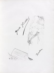 Yvette Guilbert-Englische Serie: Frontispiz von Henri de Toulouse-Lautrec