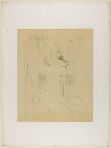 Yvette Guilbert—Soûlarde, von Yvette Guilbert von Henri de Toulouse-Lautrec