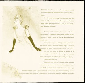 Yvette Guilbert von Henri de Toulouse-Lautrec