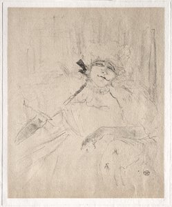 Yvette Guilbert: Chanson Ancienne von Henri de Toulouse-Lautrec