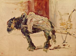 Ein Zugpferd in Céleyran, 1881 von Henri de Toulouse Lautrec