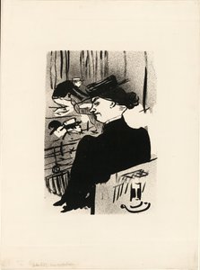 Ein Zuschauer, aus Le Café-Concert von Henri de Toulouse Lautrec