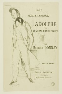 Adolphe—Der traurige junge Mann von Henri de Toulouse Lautrec