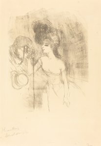 Anna Held und Baldy von Henri de Toulouse Lautrec