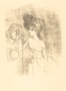 Anna Held und Baldy, 1896 von Henri de Toulouse Lautrec