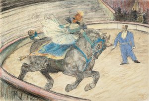 Im Zirkus: Arbeit im Ring von Henri de Toulouse Lautrec