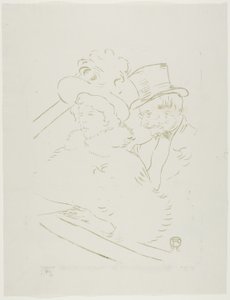 Beim Konzert von Henri de Toulouse Lautrec