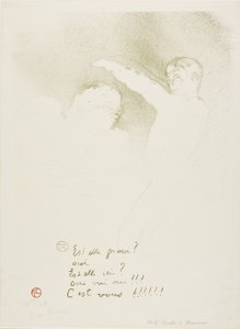 Bei den Variétés: Mademoiselle Lender und Brasseur